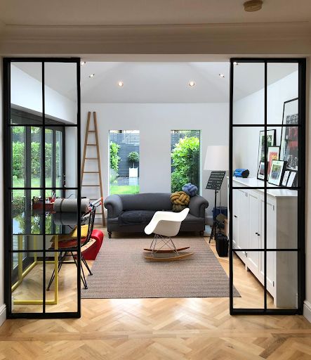 Glass partition and fitout